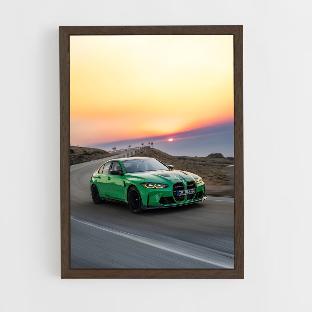 Poster Vitesse élégance motorisés – affiche BMW (vue 5)